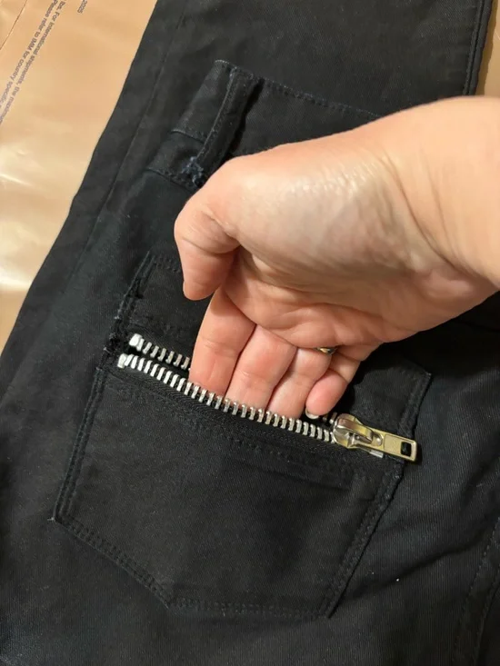 Kill City Women's Black Super Skinny Junkie Jeans Size 27 Front Zip Ankle Grunge - Picture 7 of 13